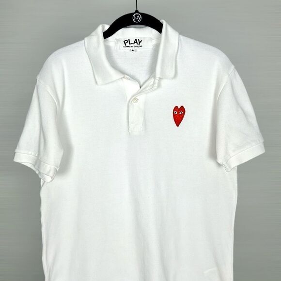 Comme Des Garçons PLAY Polo Shirt Tee
White Cotton Short Sleeve Women’s size M - Picture 4 of 13